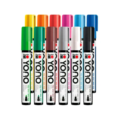 Productafbeelding van Marabu1240000004004 Marabu Acrylmarker "YONO", 1,5 - 3,0 mm, set van 12 stuks