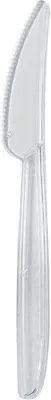 Produktbild von 100x Messer Mehrweg spülmaschinengeeignet PS 18cm transparent