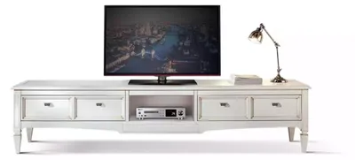 Obrázok produktu pre Stojan na nábytok do obývacej izby rtv tv príborník biely drevo