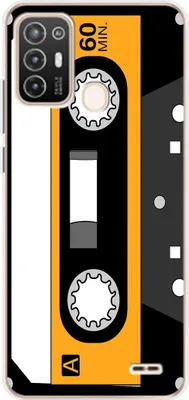 Produktbild von König Design Hülle kompatibel mit ZTE Blade A52 Kunststoff Soft Handyhülle - Handy Case Retro Kassette