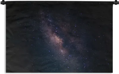 Produktbild von MuchoWow® Wandteppich Wandbehang Sterne - Sternenhimmel - Violett 60x40 cm Tapisserie Dekoration Wandtuch - Wanddekorationen