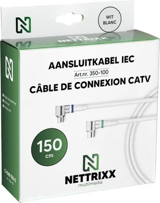 Obrázok produktu pre NETTRIXX - Pripojovací kábel IEC 1,5 m kompatibilný s 4G Obchod - 350100