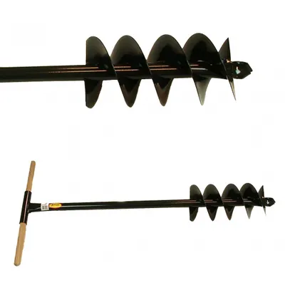 Produktbild von Polar 5521 Erdlochbohrer Ø 150 mm Pfahlbohrer Erdbohrer Handbohrer Länge 105 cm