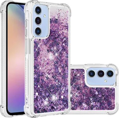 Produktbild von Samsung Galaxy A17 Hülle - Coverup Liquid Glitzer Back Cover - Violett