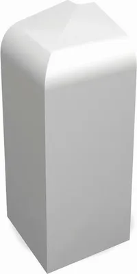 Produktbild von HZ SLL Außenecke (nur mit Schelle 2152) Weiß 2382 Sockelleiste Kabelkanal Heizungsrohrverkleidung Heizungsrohre Rohre Verkleidung Abdeckung