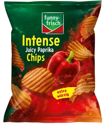 Produktbild von funny-frisch Intense Chips Juicy Paprika 110g