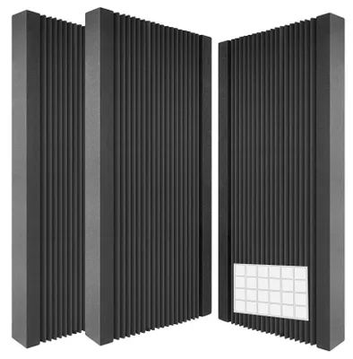 Obrázek produktu pro Akustické panely, tlumení hluku, snadná instalace, černá barva