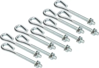 Obrázek produktu pro KOTARBAU® Sada 10 napínáků se závitem M10 150 mm pro napínání plotových sítí Pozinkované