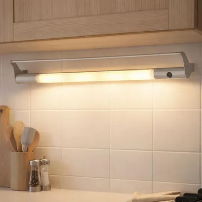 Produktbild von Unterbauleuchte, Alu gebürstet, Schalter, L 59 cm
