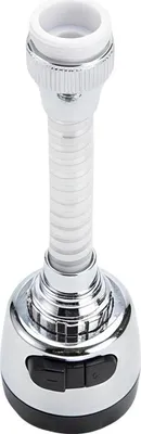 Produktbild von Avizar, Drehbarer Wasserhahnfilter Edelstahl mit verstellbarem Strahl, Silber