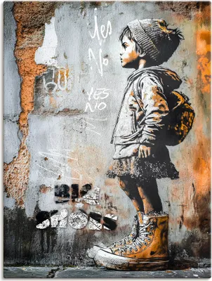 Produktbild von ARTland Leinwandbild Große Schuhe Größe: 90x120 cm