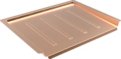 Produktbild von CARESSI mobile Tropffläche PVD KUPFER für R0/R10 Spülen mit 40 cm Becken / Edelstahlabtropffläche