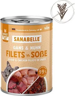 Produktbild von Sanabelle 380gx6 Dose Gans & Huhn