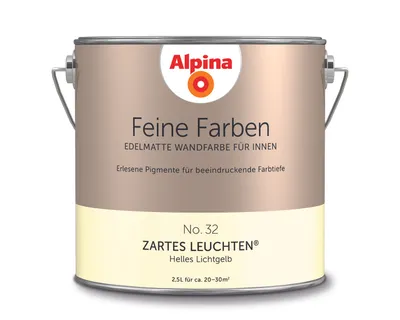 Produktbild von Alpina Feine Farben No. 32 Zartes Leuchten® edelmatt 2,5 Liter