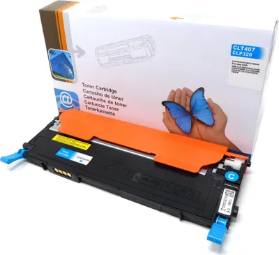 Produktbild von Toner ersetzt CLT-407 / CLP-320 Cyan