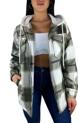 Karo Jacke Winterjacke Karierte Jacke Schwarz WeiÃƒÂŸ Herren ASKSA