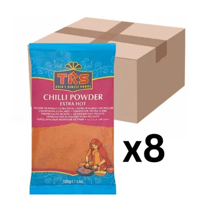 Produktbild von 8er-Pack TRS Chilipulver Extra Scharf 100g