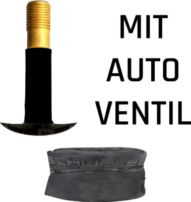 Produktbild von Schwalbe Fahrradschlauch 12 - 29 Zoll Fahrrad Schlauch Fahrradschläuche AV DV FV Autoventil Schraderventil Französisches Ventil Sclaverand Dunlop universal Schlauch