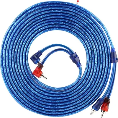 Obrázek produktu pro Propojovací kabel CAR Audio, měděné jádro Flexibilní kabel RCA pro upgrade