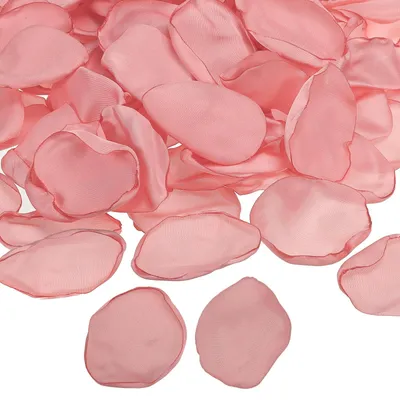 Künstliche Rosenblätter aus Seide, 100 St., Rosa