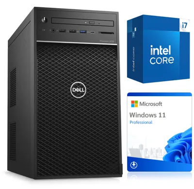 Immagine prodotto di PC Desktop Dell Precision 3630 | Processore Intel i7-8700K | 16 GB di RAM DDR4 | Disco rigido da 250 GB | Sistema operativo Windows 11 | Condizioni: Eccellenti (Grade A)