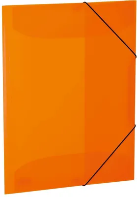 Obrázek produktu pro HERMA 19697, Běžná složka, A3, Polypropylen (PP), Oranžová, Portrét, Elastická gumička