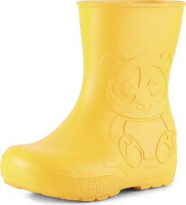 Image de Ladeheid Eva Enfants Garçons Filles Bottes de pluie LA-CA-10 (Jaune, 24/25 EU)