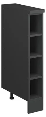 Image de Meuble sous pente Vicco Rion Anthracite/Anthracite 15x46cm sans pente, ouvert, Model 61840