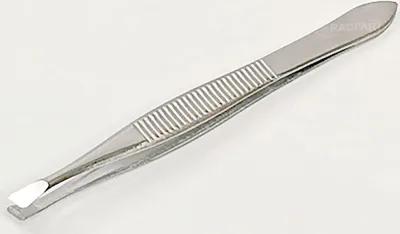 Produktbild von Pinzette Edelstahl 9 cm Augenbrauen zupfen Zupfpinzette Bastelpinzette Basteln
