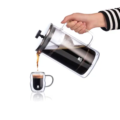Produktbild von Kolben-Kaffeemaschine Masterpro  MIXOLOGY  800 ml Schwarz