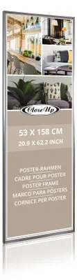 Produktbild von Posterrahmen 53 x 158 cm silber