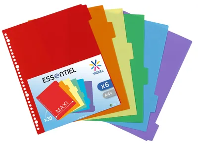Productafbeelding van Ordner, plastic, A4 Maxi, 6 ringbanden, VIQUEL