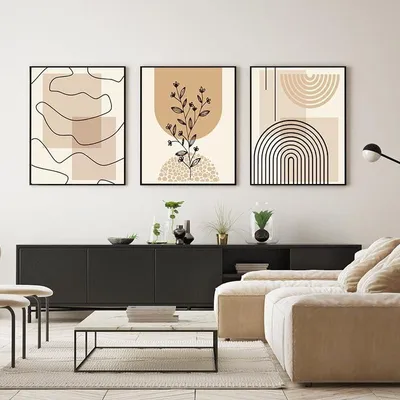 Image de Ensemble de posters de style bohème, format 60 x 90 cm