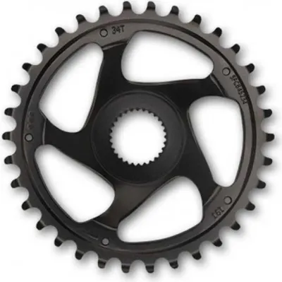 Productafbeelding van Kettingblad voor elektrische fiets, KMC, geschikt voor Bosch Generatie 4, 40 tanden, zwart, DM (Direct Mount), KL (kettinglijn) 52 mm, 11/128 inch, smal