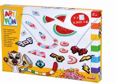 Produktbild von A&F Mini Bügelperlen Halskette/Ohrring