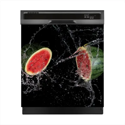 Produktbild von Magnete Dekorative 60x60 cm Küche Magnetmatte Spülmaschine - Wassermelone spritzen