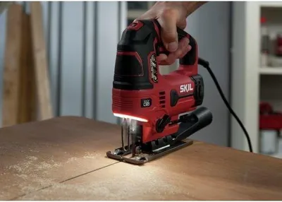 Obrázok produktu pre Skil 4531 GA, Horná rukoväť, Čierna, Červená, 45°, Hliník, Drevo, 3200 spm, 8,5 cm