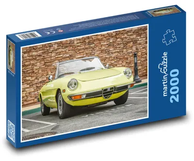 Obrázok produktu pre Puzzle 2000 Žlté historické auto - martinpuzzle