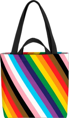 Produktbild von VOID Pride Stripes Streifen Tasche 33x33x14cm,15l Einkaufs-Beutel Shopper Einkaufs-Tasche Bag