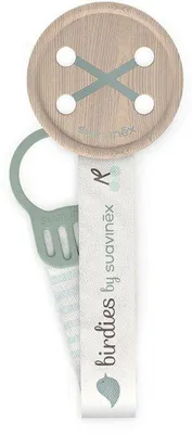 Immagine prodotto di Portaciuccio con clip, collezione SUAVINEX Birdies, dalla nascita, verde