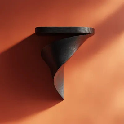 gotisches Spiralstützen-Wandregal – Decords Wandregal, Produktansicht 1