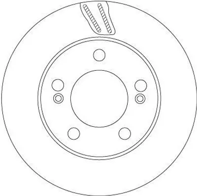 Produktbild von 2x TRW Bremsscheibe DF6878S für SSANGYONG KYRON ACTYON SPORTS I (QJ) ACTYON I