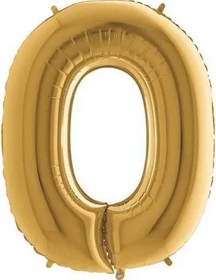 Obrázek produktu pro Nafukovací balónek písmeno O zlaté 102 cm