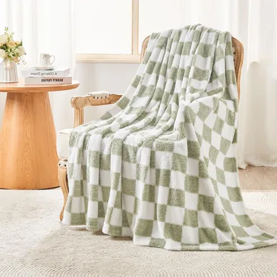 Immagine prodotto di Coperte Cuddle in pile Sherpa, 200 x 230 cm, morbide e calde