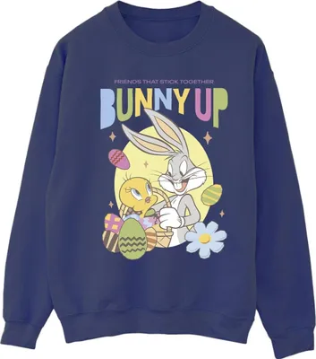 Produktbild von Looney Tunes - "Bunny Up" Sweatshirt für Damen BI24918 (XXL) (Marineblau)
