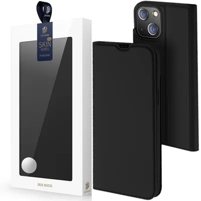 Produktbild von DUX DUCIS Skin Pro Flip Tasche für iPhone 14, schwarz