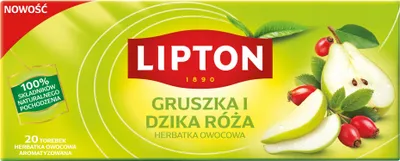 Obrázok produktu pre Herbata owocowa Lipton Gruszka i Dzikiej Róży 20 torebek