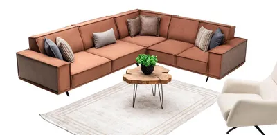 Immagine prodotto di Eckcouch Couch Wohnraumsofa Sofa Polsterlandschaft Ecksofa Lounge Eckgarnitur