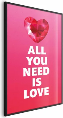 Produktbild von Posterpapier Poster - Spectacular Heart 40x60 cm Text m-A-0901-ao-a