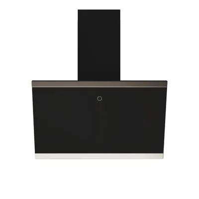 Produktbild von Respekta Kopffreie Schräghaube Skala mit Glasschirm, Schwarz, 60 cm